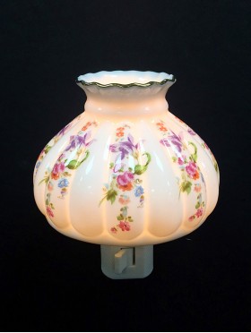 Porcelain Flower Night Light with Gift Box